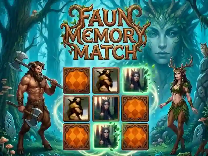 遊戲Faun Memory Match在線
