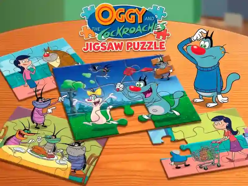 遊戲Oggy and the Cockroaches Jigsaw Puzzle在線