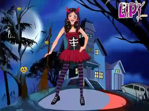 遊戲Halloween Doll Party Fashion在線