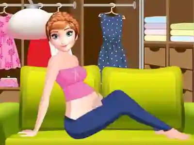 遊戲Pregnant Anne Dressing Room在線