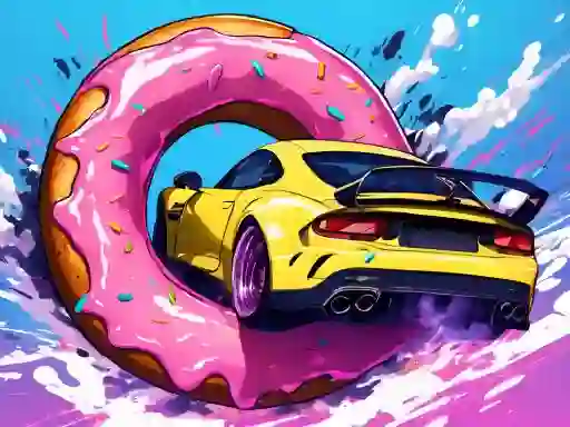 遊戲Roof Car Stunt在線