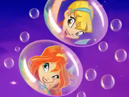 遊戲Draw Winx Bubble Path在線