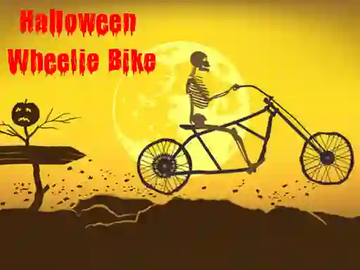 遊戲Halloween Wheelie Bike在線