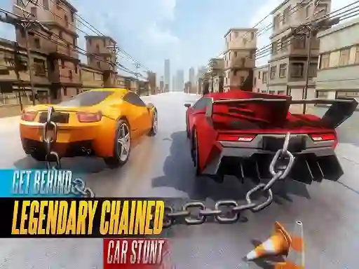 遊戲Chained Car Stunts Race Mega Ramp在線