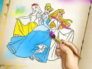 遊戲Princesses Coloring Book在線