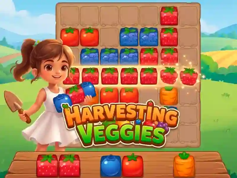 遊戲Harvesting Veggies在線