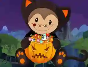遊戲Halloween Monkey Jumper在線