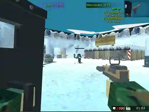 遊戲Blocky Combat Swat 2在線
