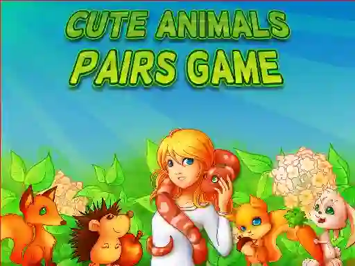 遊戲Cute Animals Pairs Game在線