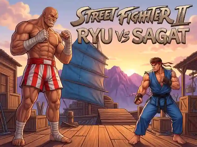 遊戲Street Fighter II Ryu vs Sagat在線