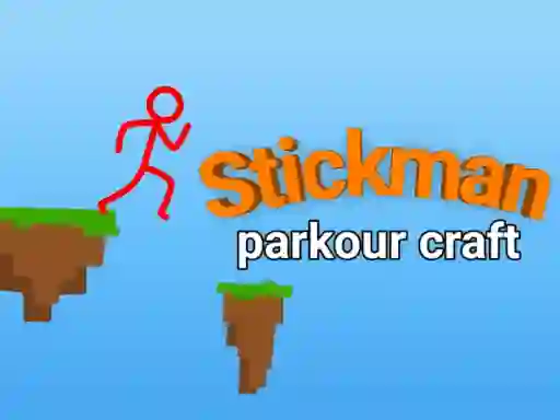 遊戲Stickman parkour craft在線