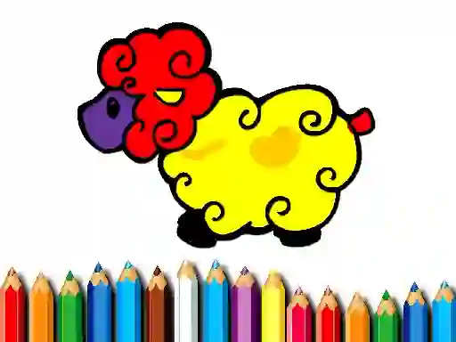 遊戲Baby Sheep Coloring在線