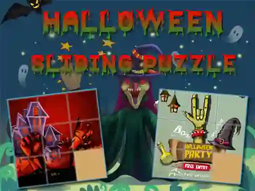 遊戲Halloween Sliding Puzzle在線