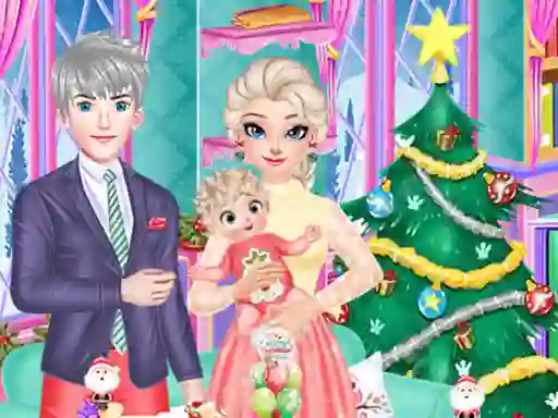 遊戲Frozen Family Christmas Preparation在線