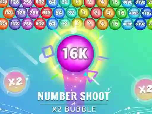 遊戲Number Shoot x 2 bubble在線