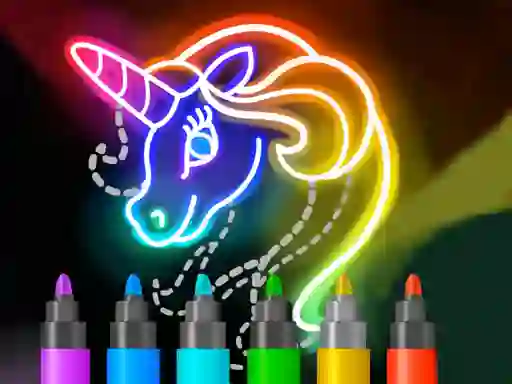 遊戲Learn to Draw Glow Cartoon在線