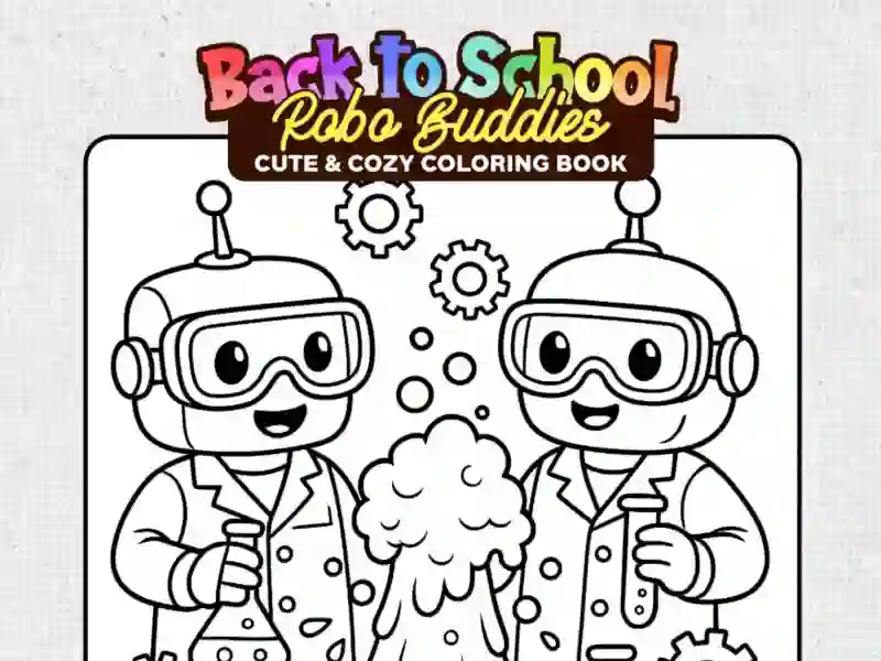 遊戲Back to School: Robot Coloring Book在線