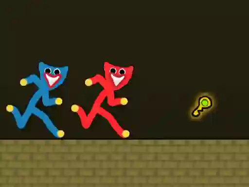 遊戲Red and Blue Stickman Huggy在線
