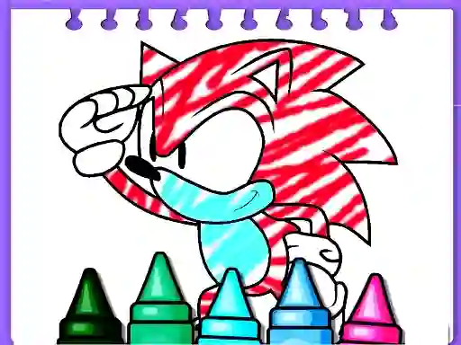 遊戲Sonic Coloring Book在線