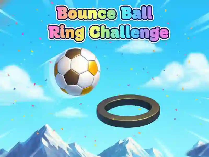 遊戲Bounce Ball Ring Challenge在線
