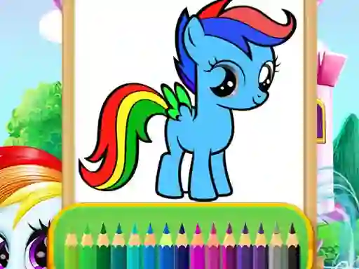 遊戲Wonder Pony Coloring在線