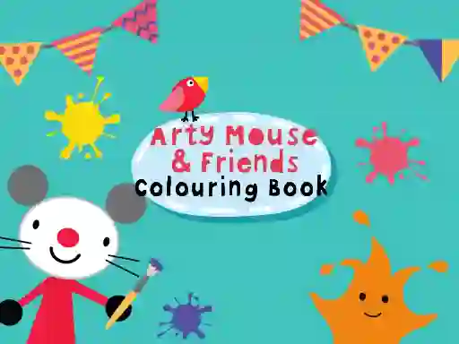 遊戲Arty Mouse & Friends Coloring Book在線