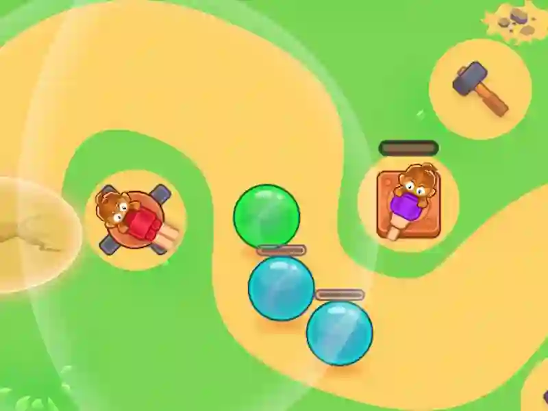 遊戲Monkey Bubble Defense在線