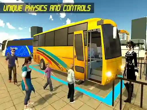 遊戲Modern Bus Parking Advance Bus在線