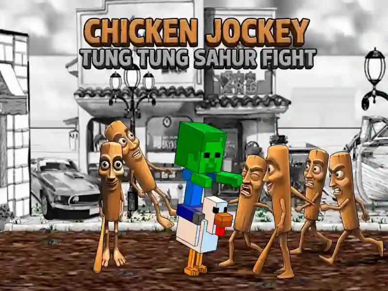 遊戲Chicken Jockey Tung Tung Sahur Fight在線