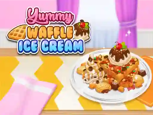 遊戲Yummy Waffle Ice Cream在線