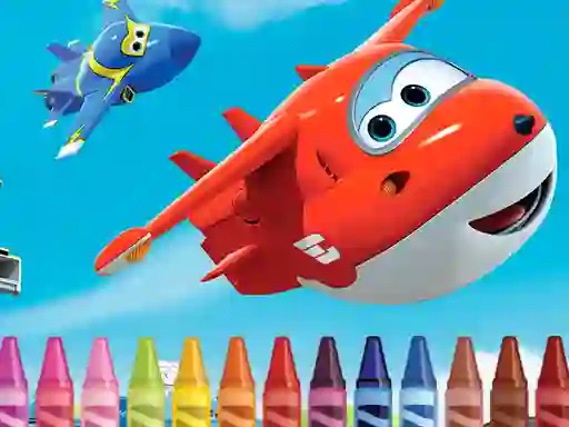 遊戲Superwings Coloring在線
