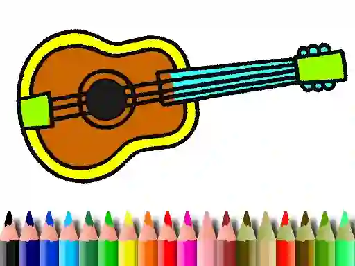 遊戲Back To School: Music Instrument Coloring Book在線