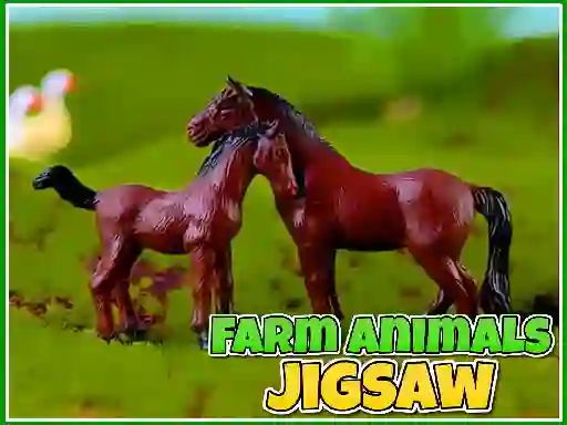 遊戲Farm Animals Jigsaw在線