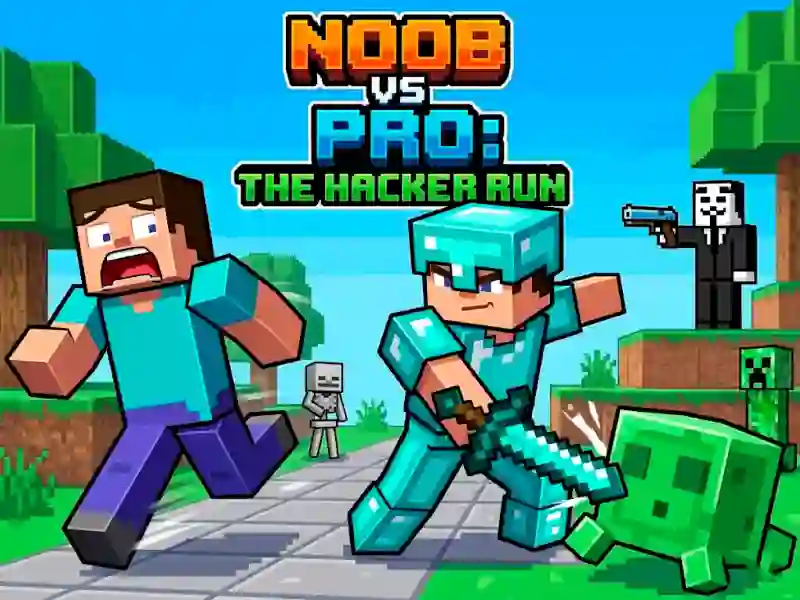 遊戲Noob vs Pro Help Hacker danger Hacker在線