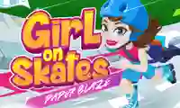 遊戲Girl on Skates Paper Blaze在線