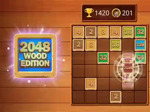 遊戲2048 Wooden Edition在線