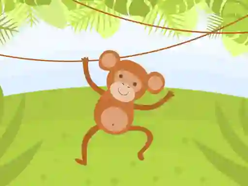 遊戲Funny Monkeys Coloring在線