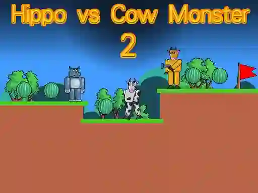 遊戲Hippo vs Cow Monster 2在線