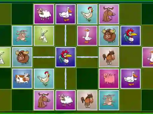 遊戲Farm animals matching puzzles在線