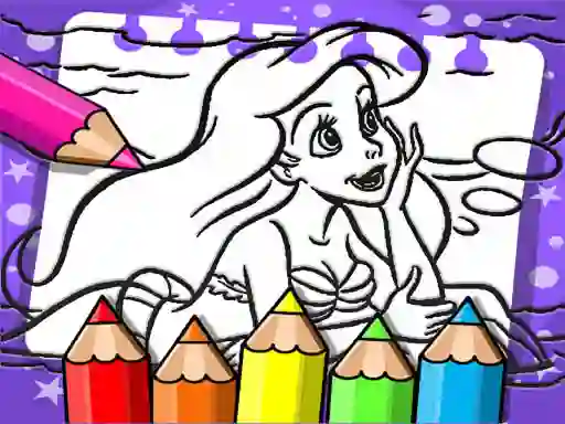 遊戲Ariel The Mermaid Coloring Book在線