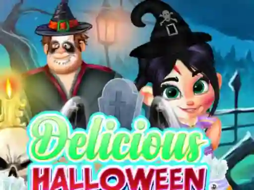 遊戲Delicious Halloween Cupcake在線