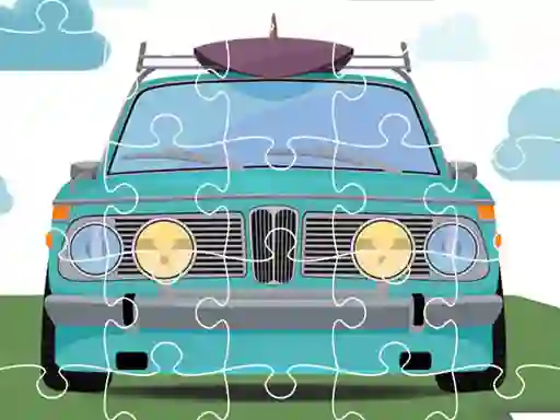 遊戲Retro Cars Jigsaw在線