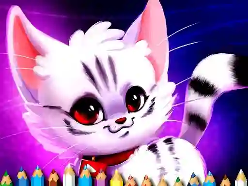遊戲Cute Kitty Coloring在線