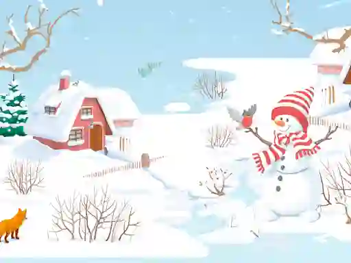遊戲Snowman Slide在線