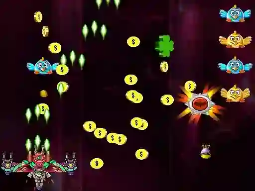 遊戲Space Attack Chicken Invaders在線