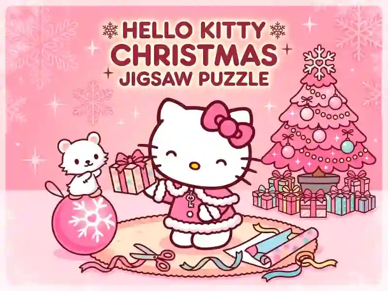 遊戲Hello Kitty Christmas Jigsaw Puzzle在線