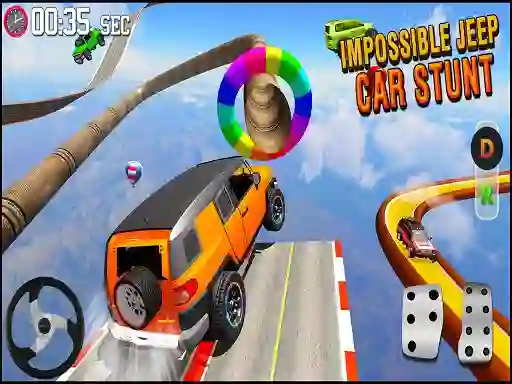 遊戲GT Jeep Impossible Mega Dangerous Track在線