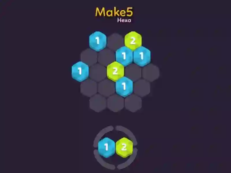 遊戲Make 5 Hexa在線