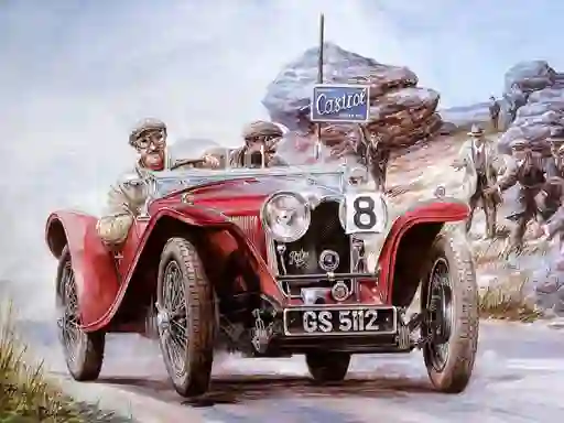 遊戲Vintage Cars Puzzle在線