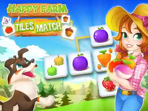 遊戲Happy Farm Tiles Match在線